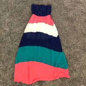 Multicolor maxi dress